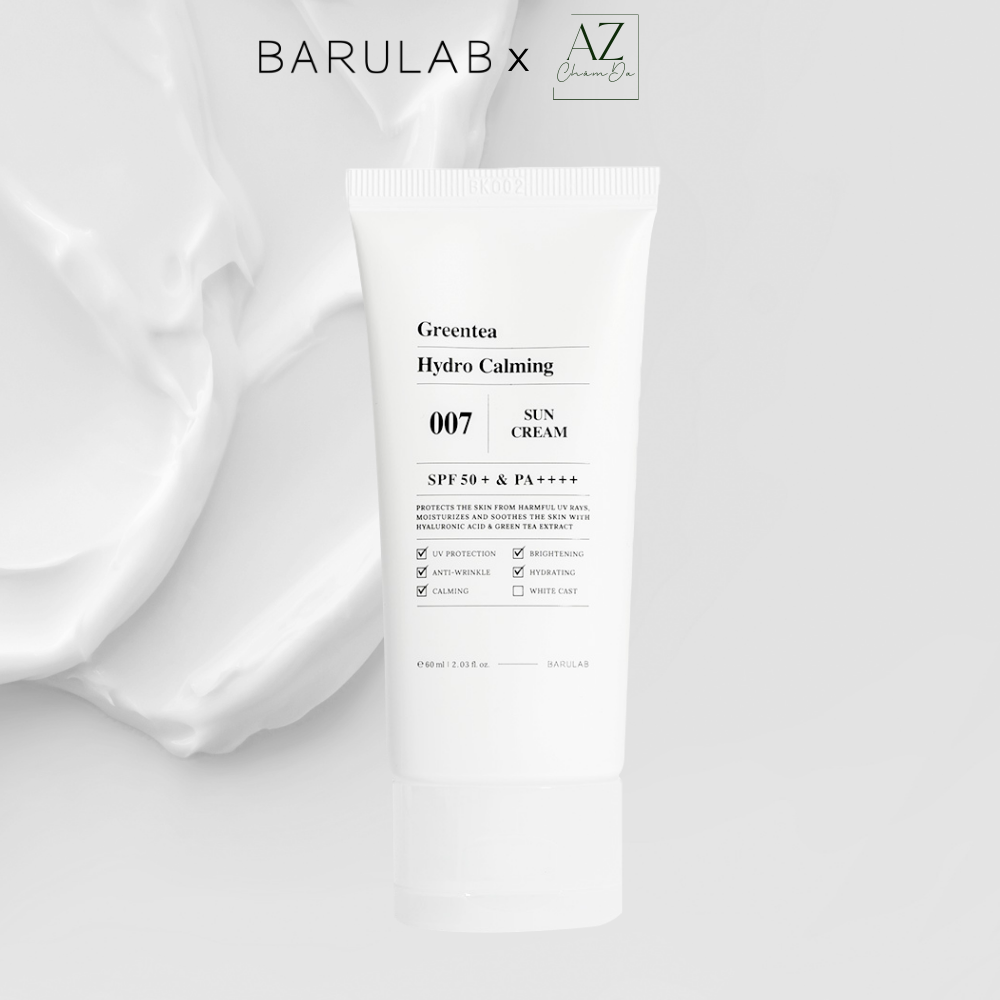 Kem chống nắng làm dịu da chiết xuất trà xanh Greantea Hydro Calming 007 Sun cream SPF 50 60ml 59